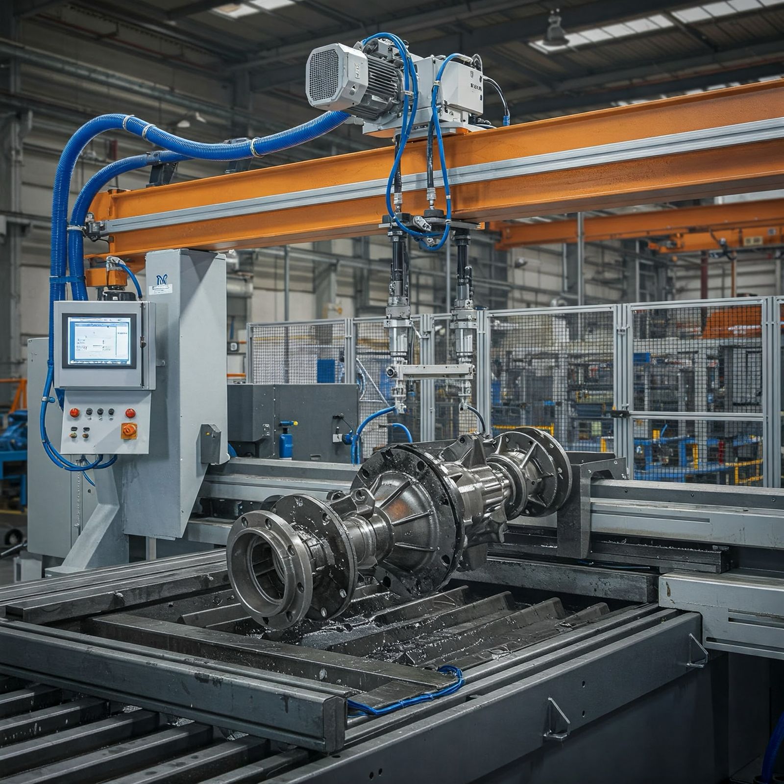 robotic cleaning Advanced Industrial Cleaning Systems | Uniqlean Gantry Operated or Robotic Cleaning Machine